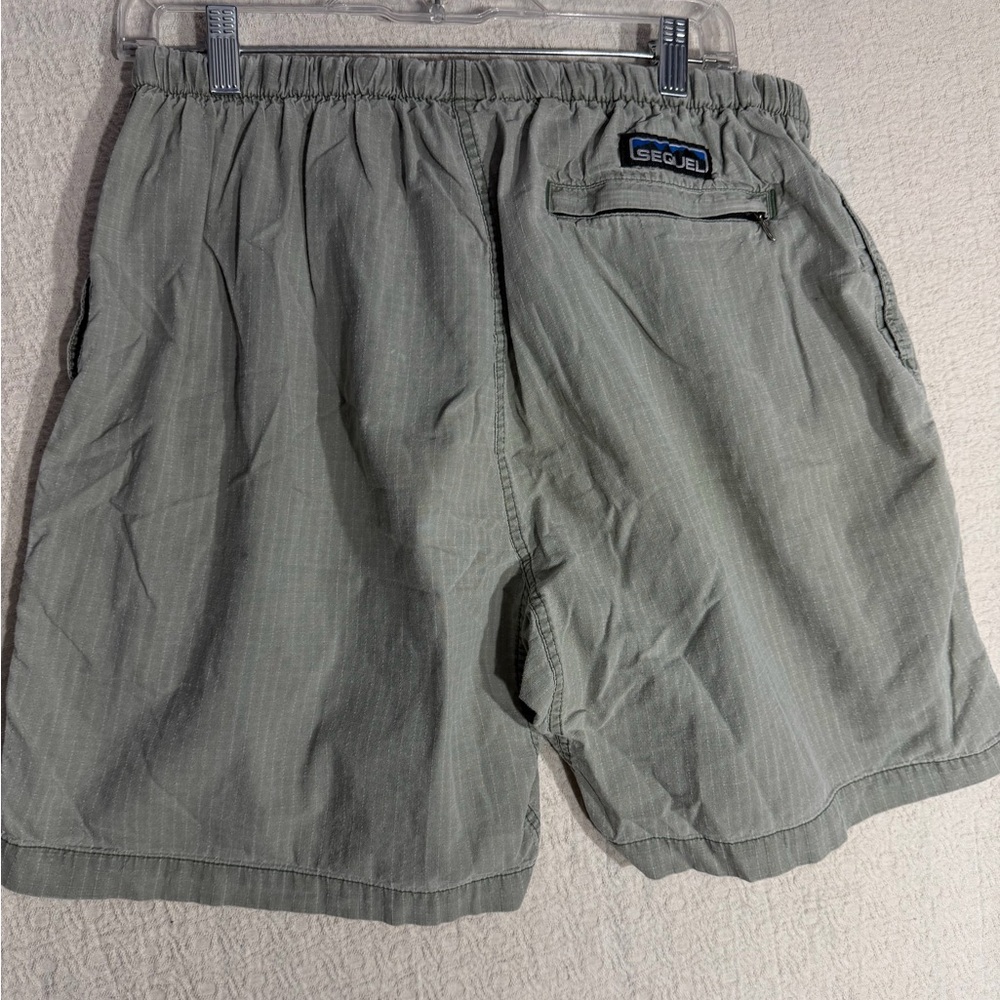 Men's Athletic Shorts in Green 100% cotton hiking outdoors